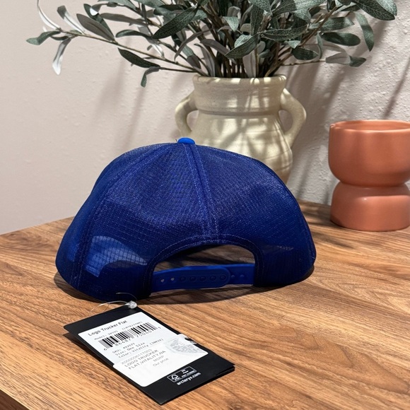 Arc’teryx NWT One Size Vitality Blue Logo Flat Brim Trucker Performance Hat - Picture 2 of 6